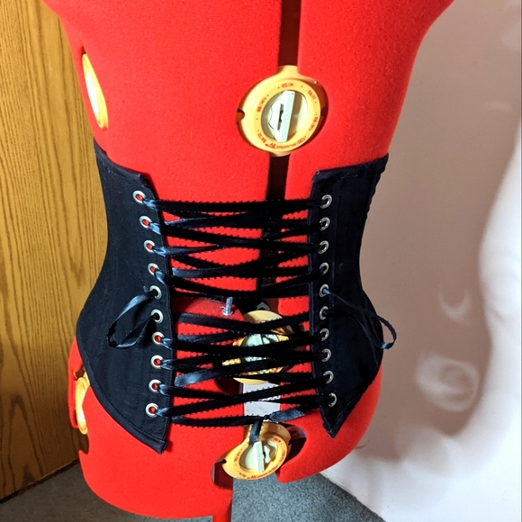 Steel Corset with Circuit Board Print - Picture 3 of 7